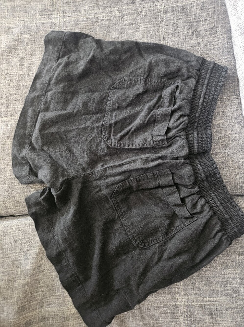 Briggs New York Linen Blend Pull-On Summer Shorts. Medium - Picture 5 of 8